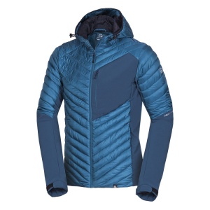 Jacheta matlasata de Barbati NORTHFINDER, combinatie cu softshell AZRAEL BU-5057SP Albastru - Img 3