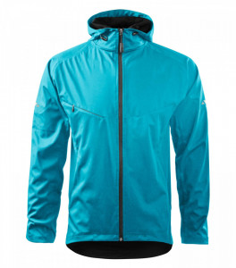 Jachetă softshell Bărbaţi Malfini COOL 515 Turqoise, Primavara - Toamna - Img 2