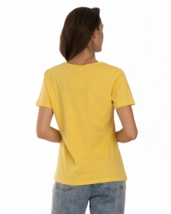 T.2500 Galben Deschis, Tricou Dama KNOX, CLASIC - Img 3