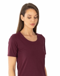 T.2501 PRUNA, Tricou Dama KNOX, Clasic - Img 3