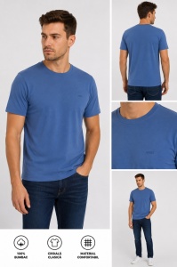 T.4500 ROYAL, Tricou Barbati KNOX, Clasic - Img 3