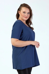 Tricou dama Batal ADROM, V-Line 1297-23 Bleumarin - Img 3