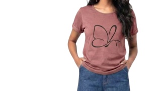 Tricou Dama TOROBISI TRICOTEX, cu Imprimeu, 1019 MOCHA