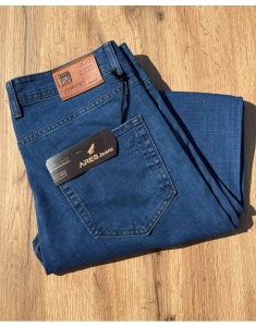 Blugi Barbati ARES, Bumbac Elasticizat, Comfort Fit, TR16-6 Albastru Denim - Img 2