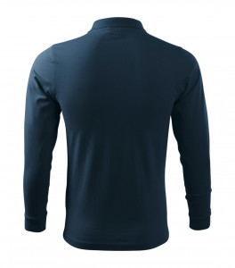 Bluza Barbati Malfini Polo SINGLE J. LS 211 Bleumarin - Img 4