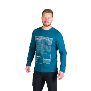 Bluza Barbati NORTHFINDER, din Bumac Organic, HENDERSON TR-3982OR Albastru Cerneala