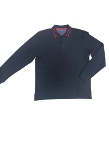 Bluza Barbati RUGATCHI, Polo Pique Regular Fit, NEGRU - Img 2