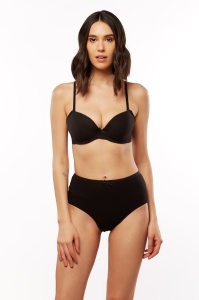 Chilot dama UNICONF, Clasic, din Bumbac, Talie Inalta NF23 NEGRU