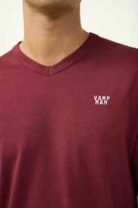 Compleu Pijama Barbati VAMP, din Interlook, ML 23681 BORDO - Img 4