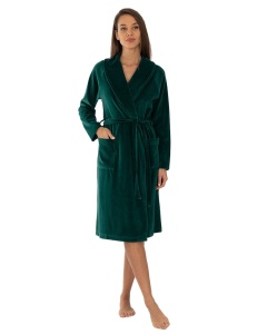 Halat Damă Knox din Catifea H.2001 Verde Smarald