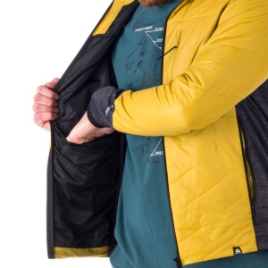 Jacheta Barbati NORTHFINDER, hibrida pentru trekking cu PrimaLoft, OTIS BU-5035OR MUSTAR - Img 5