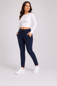 P.2027 BLEUMARIN, Pantaloni trening Dama KNOX, Modern FIT, fermoare la buzunare