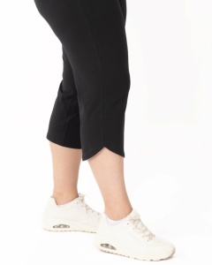 P.2217 Negru, Pantaloni Dama KNOX 3/4, EXTRA LARGE - Img 4