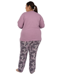 Pij.2250 LILLA, Pijama Dama Knox, EXTRA LARGE - Img 5