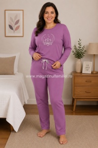 PIJ.2253 LILLA, Pijama Damă KNOX
