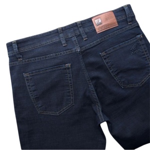 Blugi Barbati ARES, Bumbac Elasticizat, Comfort Fit, TR11-3 Bleumarin - Img 2