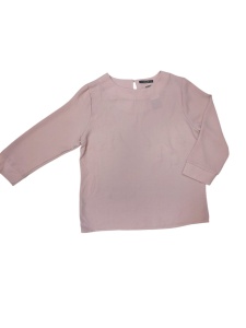 Bluza dama ANESIA, UNI cu Maneca 3/4, FLORINA Roz Pal - Img 3