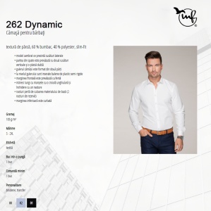 Camasa Barbati Malfini Slim-Fit DYNAMIC 262 BLEUMARIN - Img 4
