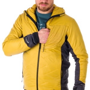 Jacheta Barbati NORTHFINDER, hibrida pentru trekking cu PrimaLoft, OTIS BU-5035OR MUSTAR - Img 2