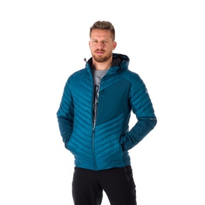 Jacheta matlasata de Barbati NORTHFINDER, combinatie cu softshell AZRAEL BU-5057SP Albastru