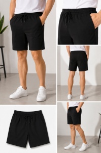 P.4067 NEGRU, Pantaloni Barbati KNOX, Scurti tip Short - Img 3