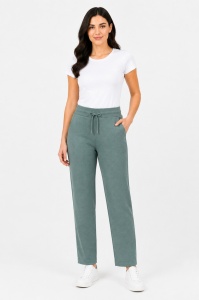 Pantaloni Dama Tricotati HERMINA , CLASIC P357 VERDE