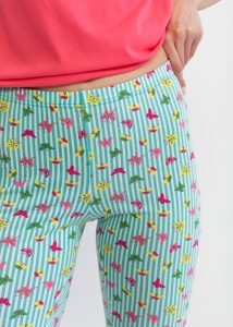 PIJ.2205.1 Butterfly, Pijama Damă Knox, Pantaloni tip Colant - Img 6