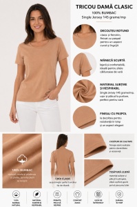 T.2500 ALUNA, Tricou Dama KNOX, CLASIC - Img 2