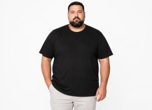 Tricou Barbati TOROBISI TRICOTEX, Plus Size MS 12 NEGRU