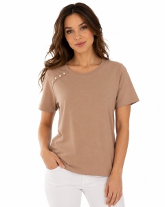 Tricou Dama KNOX, Clasic din Bumbac, T.2953 Aluna