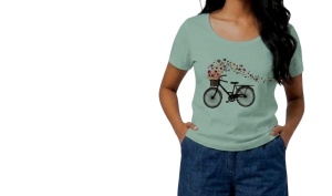 Tricou Dama TOROBISI TRICOTEX, cu Imprimeu, 1037 FISTIC