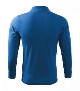 Bluza Barbati Malfini Polo SINGLE J. LS 211 Albastru - Img 4