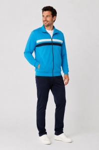 Com.4052 ALBASTRU -BLEUMARIN, Trening Barbati KNOX, tipar CLASIC