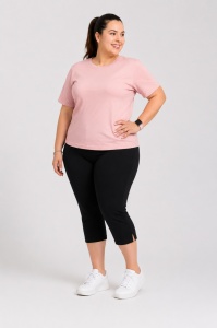 P.2015 Negru, Pantaloni Dama KNOX 3/4, EXTRA LARGE