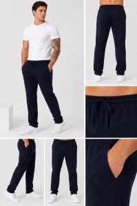 P.4101 BLEUMARIN, Pantaloni Trening Barbati KNOX, CLASIC - Img 2