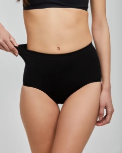 SLIP din microfibra Pompea, Seamless, CONTENITIVO, Negru - Img 3