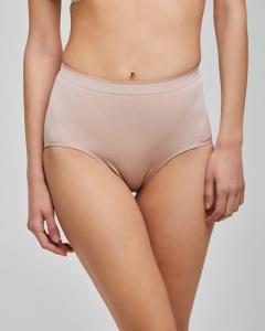 SLIP din microfibra Pompea, Seamless, CONTENITIVO, Skin - Bej - Img 3