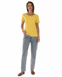 T.2500 Galben Deschis, Tricou Dama KNOX, CLASIC - Img 4