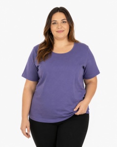 T.2503 VIOLET, Tricou Dama Knox, EXTRA-LARGE