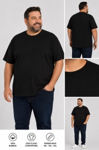 T.4501 NEGRU, Tricou Barbati KNOX, EXTRA-LARGE - Img 3
