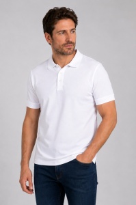 T.4510 Alb, Tricou Barbati Knox Polo Pique Clasic