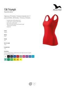Top Dama MALFINI, Casual TRIUMPH 136 Mov-Violet - Img 2