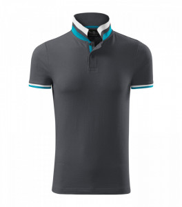 Tricou Barbati Malfini Polo Pique COLLAR UP 256 Antracit deschis