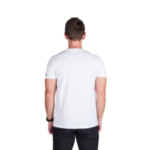 Tricou Barbati Northfinder, din Bumbac Organic, JANNICK TR-5014SP ALB - Img 2