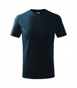 Tricou copii Malfini Clasic 100 Bleumarin - Img 1