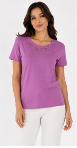Tricou Dama KNOX, cu Dantela, T.2952 ZAMBILA