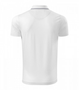 Tricou Polo Barbati Malfini, din Bumbac Mercerizat, GRAND 259 Alb - Img 3