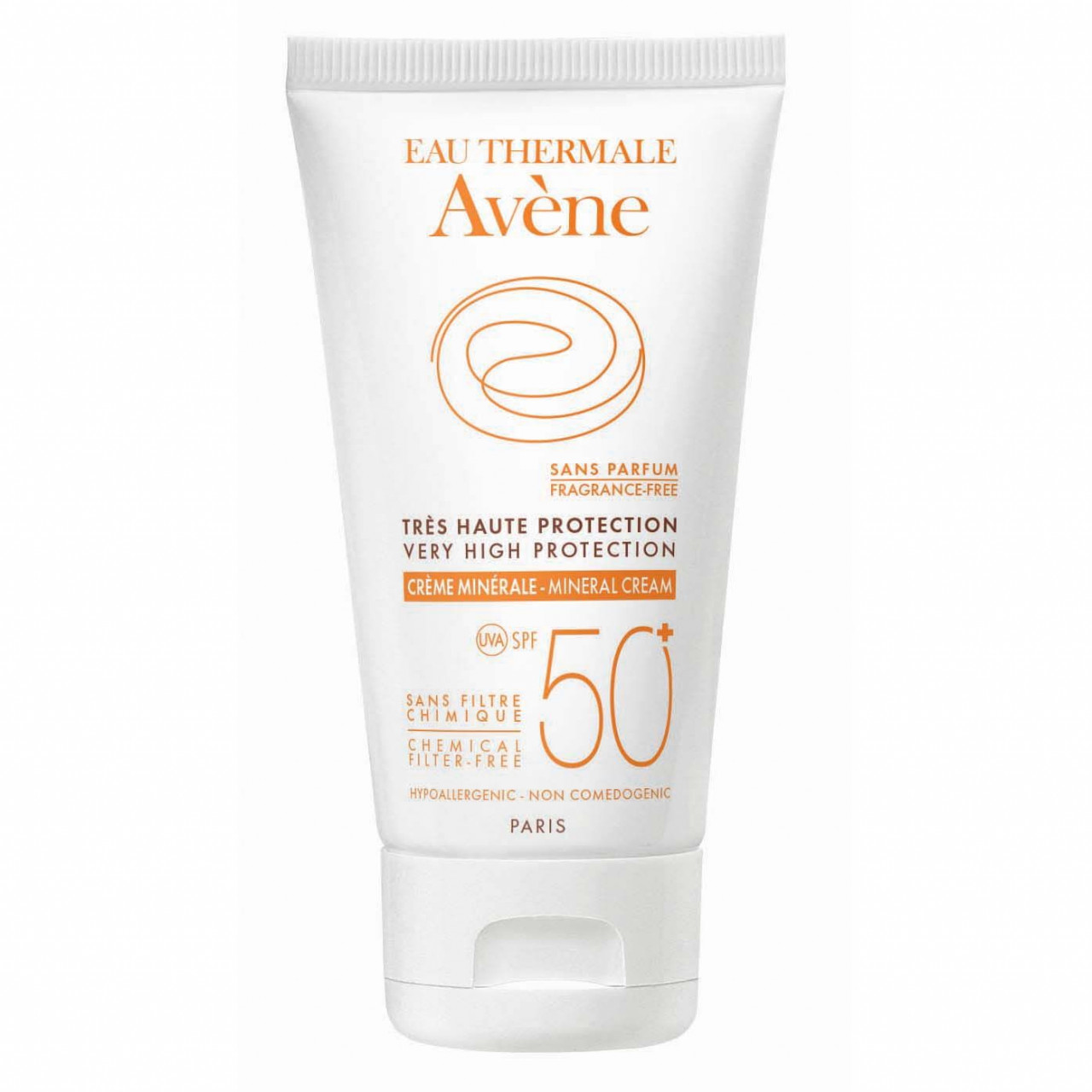 Crema minerala pentru protectie solara SPF 50+, 50 ml, Avene