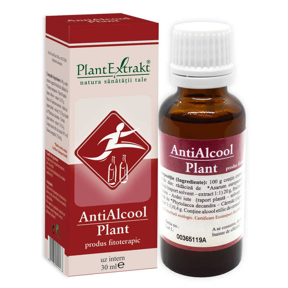 Antialcool Plant x 30 ml, PlantExtract