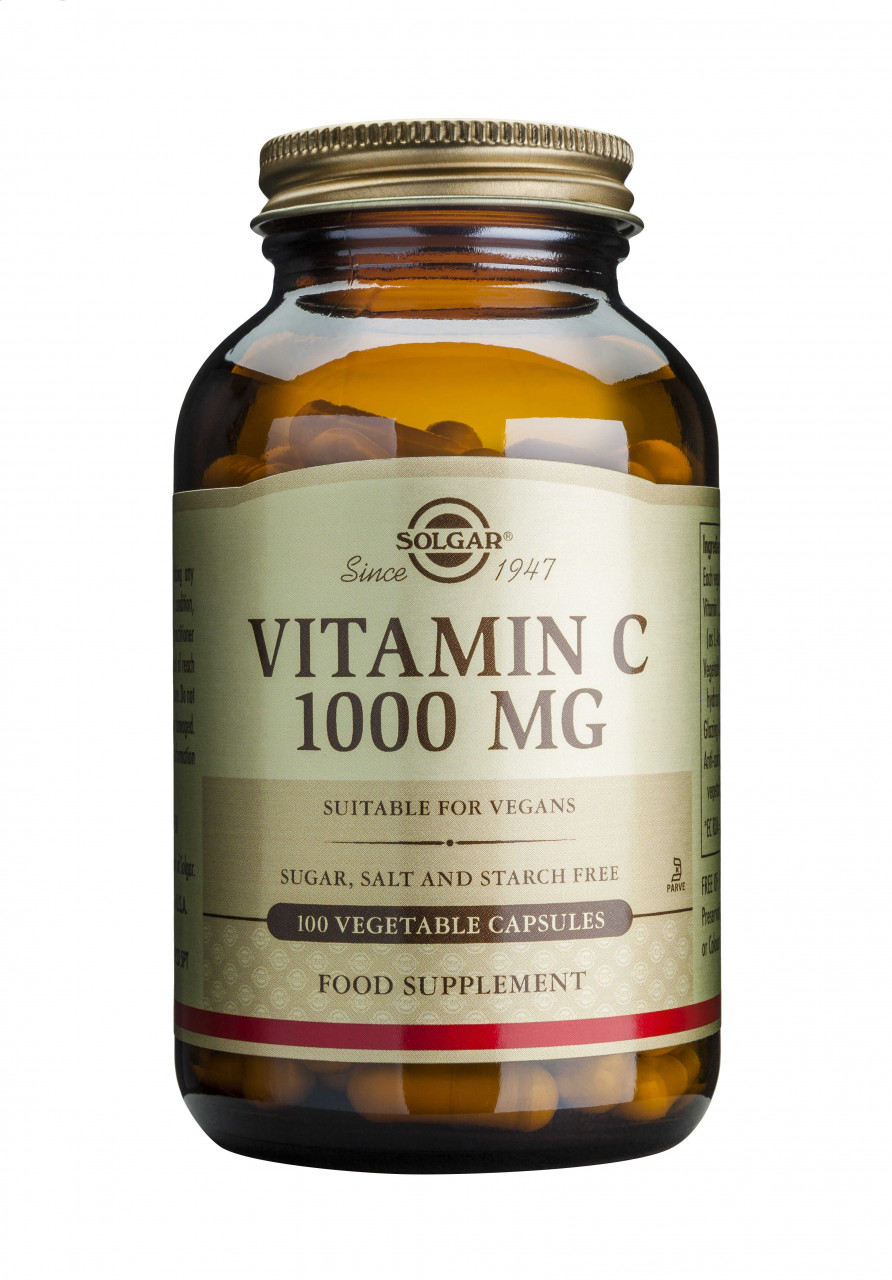 Vitamina C, 1000 mg, 100 capsule, Solgar